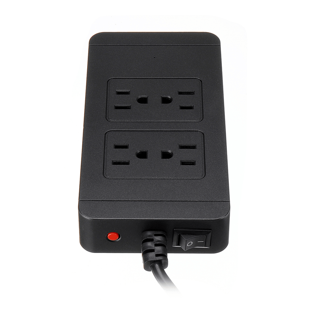 2500W Power Strip Socket 4 AC Outlets 4 USB Ports Charger Smart Power Switch Socket US - MRSLM