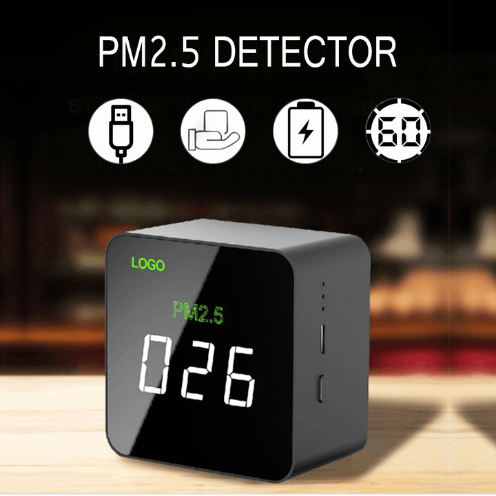 Portable Digital PM2.5 Detector Air Quality Monitor Meter Tester - MRSLM