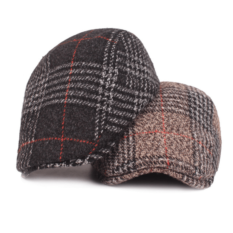 Men'S Cotton Thicken Beret Caps - MRSLM