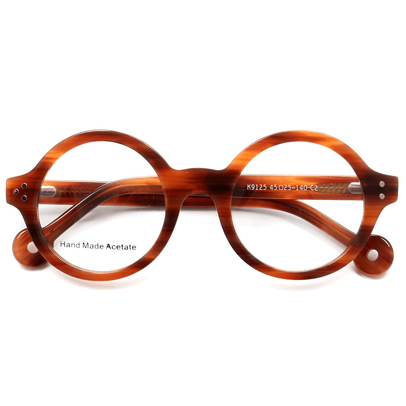 Fashion Personality Wood Stripe Glasses Frame - MRSLM