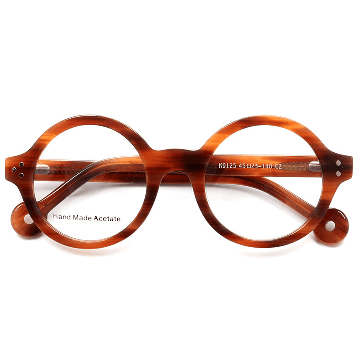 Fashion Personality Wood Stripe Glasses Frame - MRSLM