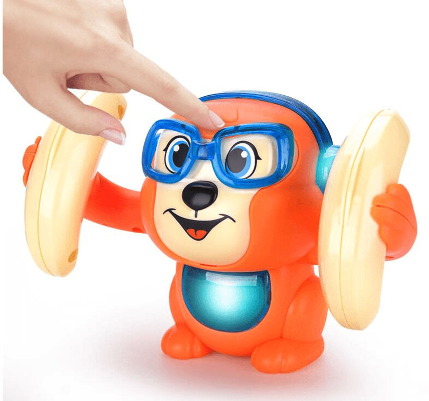 Sounding, Rolling and Somersault Monkey Electric Toy - MRSLM