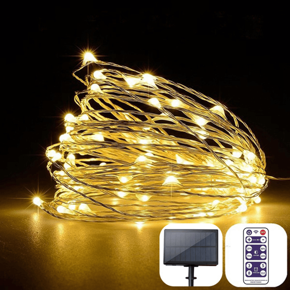 Outdoor Solar String Lights Led Solar Powered Fairy Lights Outdoor Waterproof Garland String Light for Party Garden Christmas Decoration Lamp - MRSLM