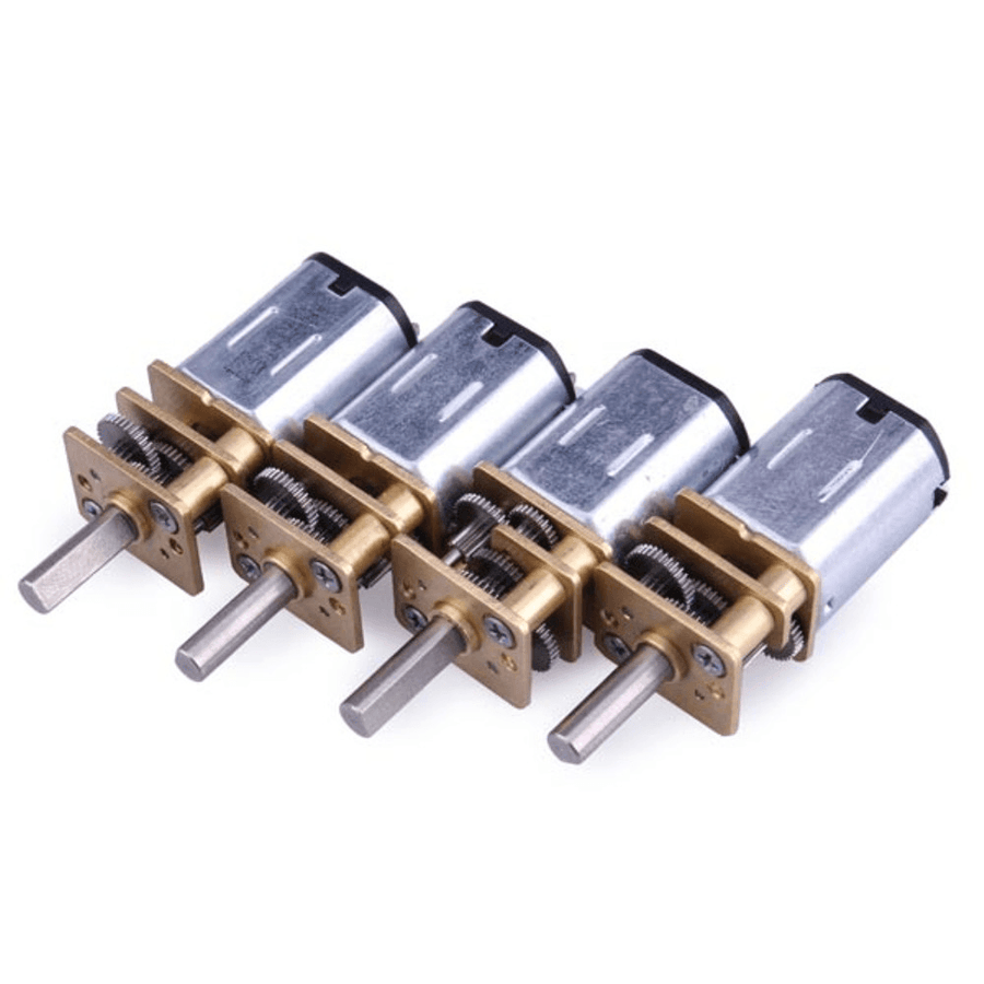 Machifit 5Pcs N20 40RPM DC Gear Motor Miniature High Torque Electric Screwdriver Gear Box Motor - MRSLM