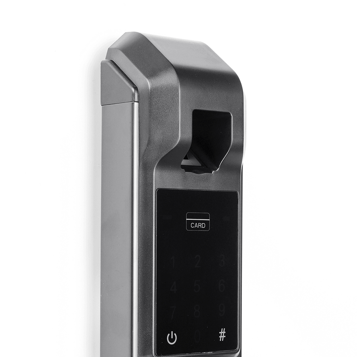 Smart Optical/Semiconductor Door Lock Fingerprint/Card/Password/Key/App Control Access Security Doorlock - MRSLM