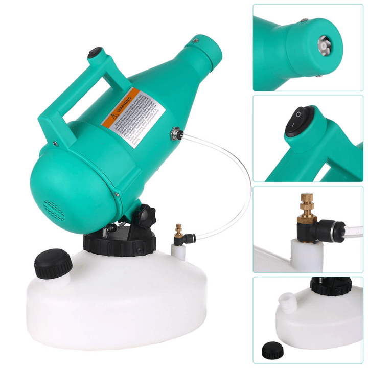 220V/110V 4.5L Cold Mist Ultra-Low Capacity Fogger Disinfectant Sprayer - MRSLM