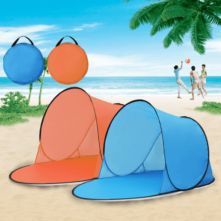 Outdoor Camping Automatic Pop up Quick Open Tent Waterproof UV Beach Sunshade Canopy - MRSLM