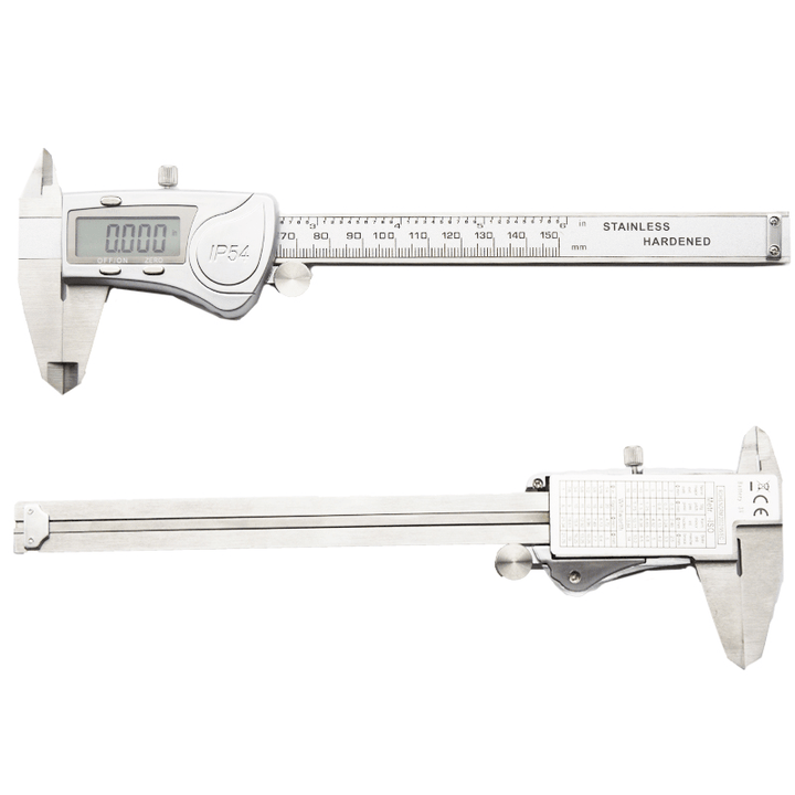 150Mm Electronic Digital Caliper Waterproof IP54 Digital Caliper Micrometer Guage Stainless Steel Vernier Caliper Measuring Tool - MRSLM