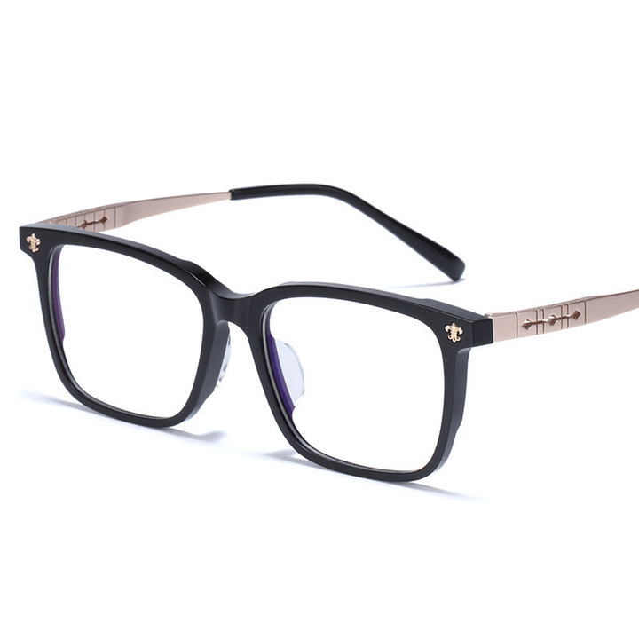 New Black Plate Pure Titanium Krona Spectacles Frame - MRSLM