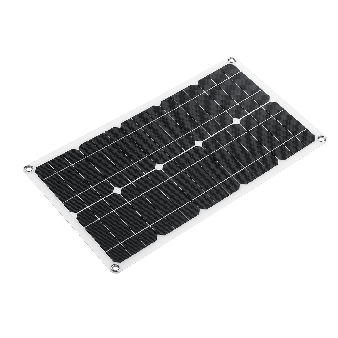 100W 18V High Efficieny Solar Panel USB DC Monocrystalline Solar Charger for Car RV Boat Battery Charger Waterproof - MRSLM