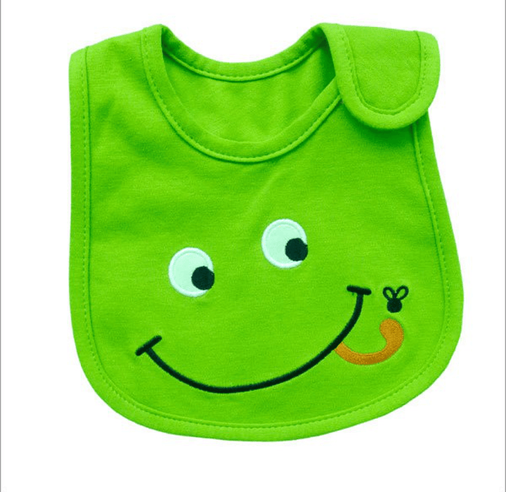 Baby Cartoon Bib Three-Layer Cotton Waterproof - MRSLM