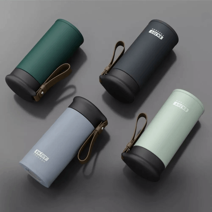 280ML Double Wall Stainless Steel Vacuum Flasks Car Water Cup Coffee Tea Travel Mug Bottle - MRSLM