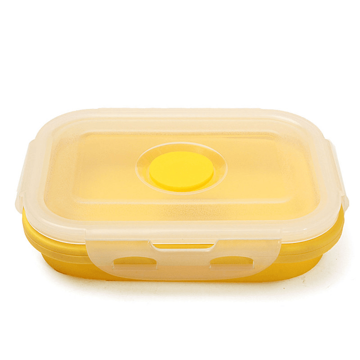 Ipree® 4 Size Collapsible Silicone Lunch Boxes Portable Food Storage Kitchen Containers - MRSLM