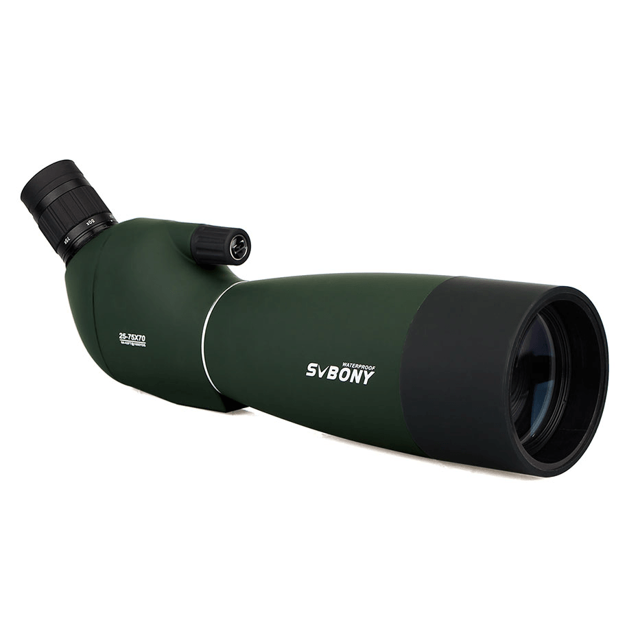 SVBONY SV28 25-75X70Mm Zoom Telescope Anti-Fog Spotting Scope BK7 Prism MC Lens Waterproof Hunting Monocular with Tripod - MRSLM