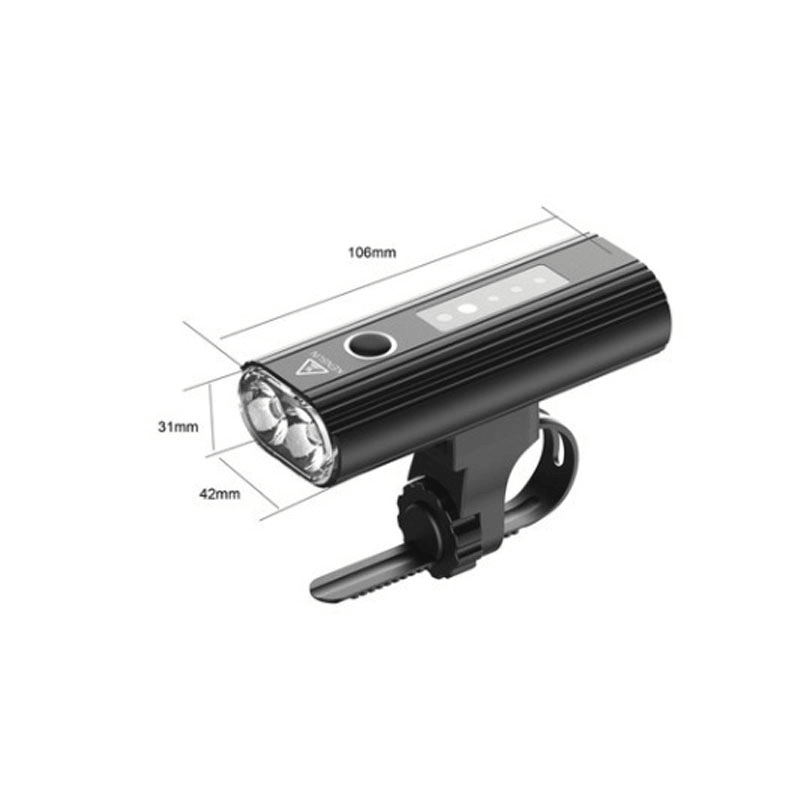 XANES® 20W 4000Mah 700 Lumens Bike Headlight USB Charging IPX6 Waterproof LED Night Riding Light Super Bright Cycling Light - MRSLM