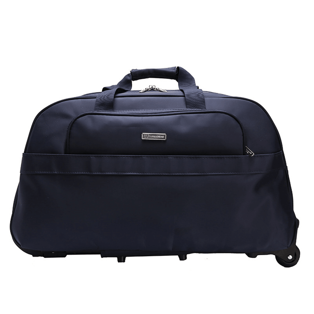 High Capacity Travel Duffle Luggage Trolley Bag with Wheels Rolling Suitcase Travel Bags Carry-On Bag - MRSLM