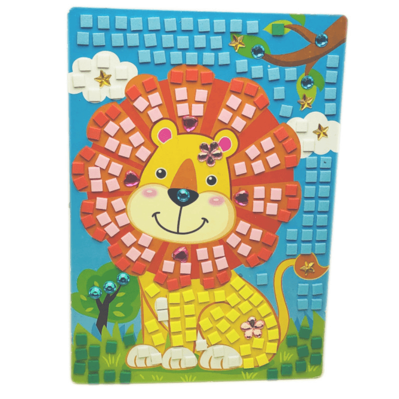 Children'S Handmade Materials EVA Diamond Mosaic Paste Painting Puzzle Stickers - MRSLM