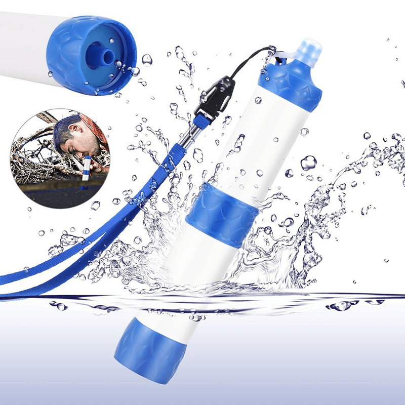 1000L Water Filter Portable Purifier Cleaner Emergency Camping Travel Safety Survival Hydration Drinking Tool - MRSLM