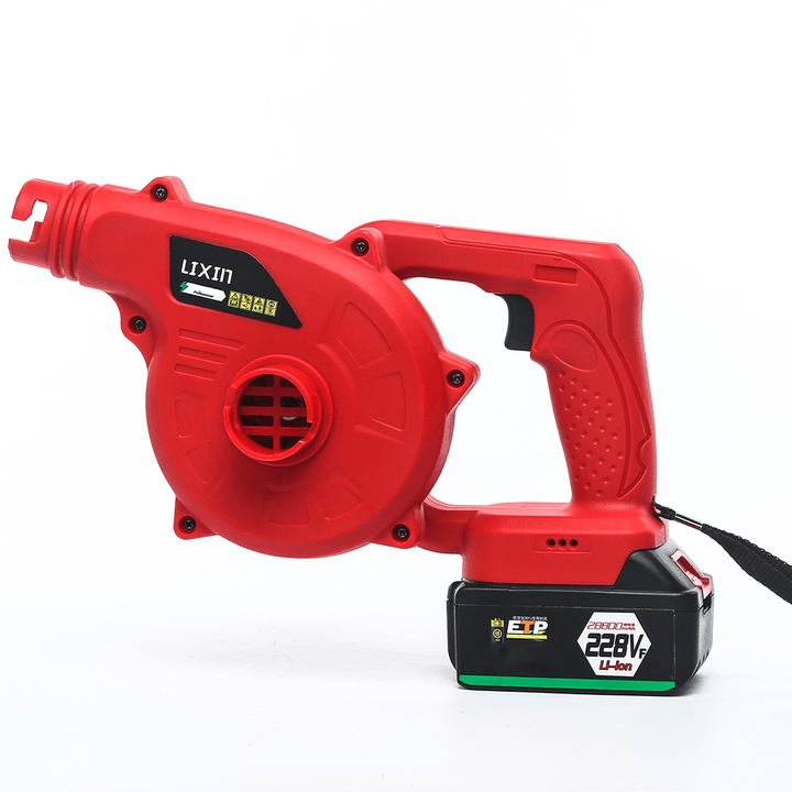 220V Electric Blower with Rechargeable Lithium Battery 2 in 1 Computer Dust Remover Dust Blower - MRSLM