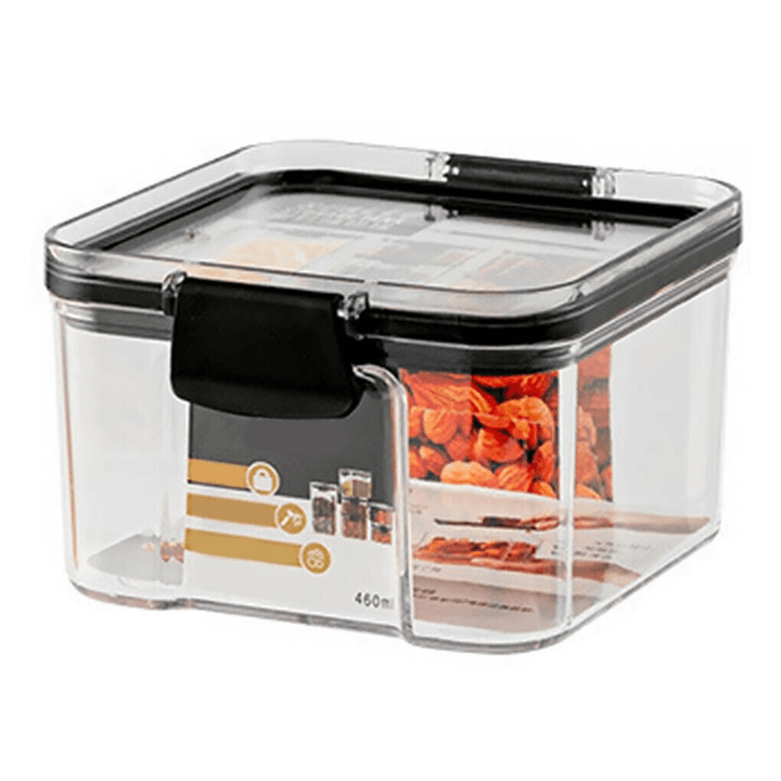 Kitchen Storage Box Transparent Plastic Container Cereal Dried Sealed Can-460/700/1300/1800Ml - MRSLM