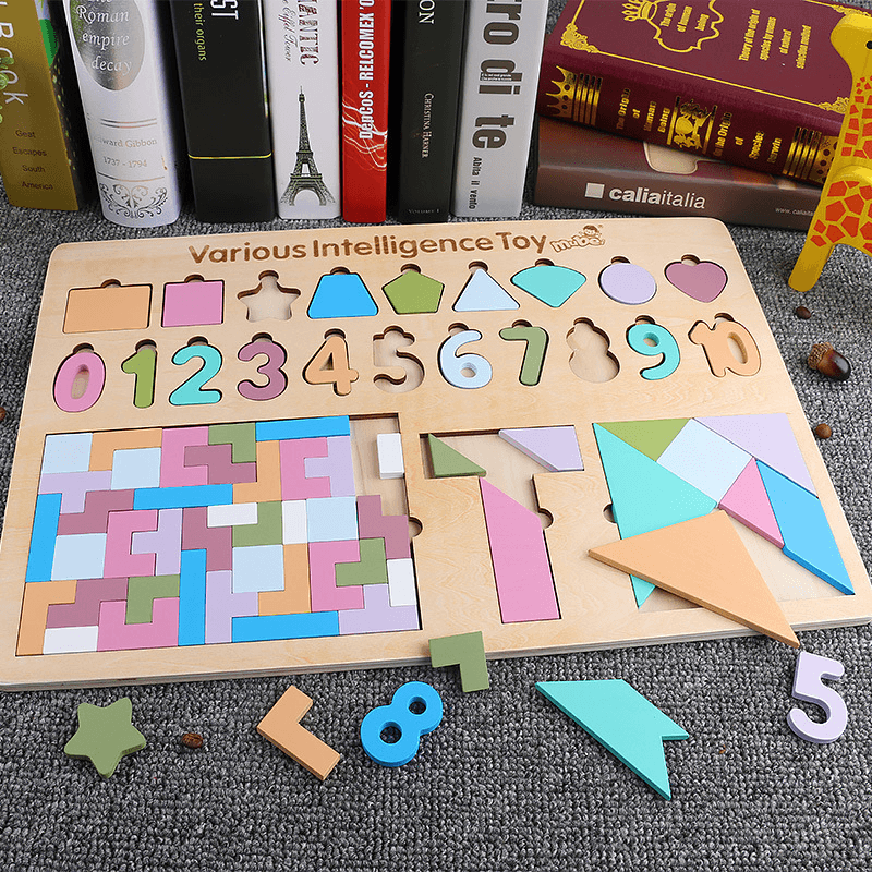 Children'S Educational Aids for Digital Cognition Multifunctional Puzzle - MRSLM