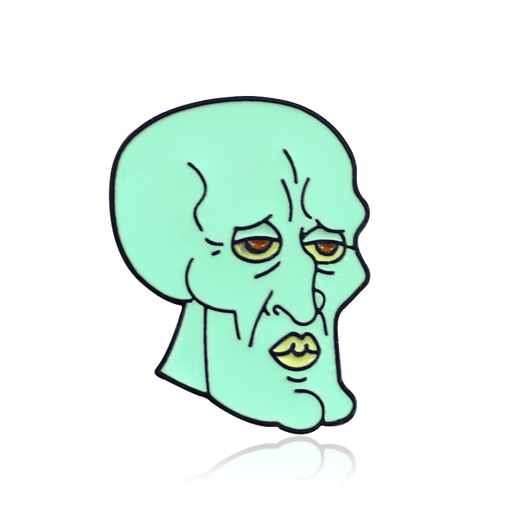 Taddeus Pin Squidward Tentacles Jacket Badge - MRSLM