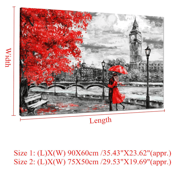 Unframed London Big Ben Lover Canvas Paintings Print Home Wall Picture Home Decor - MRSLM