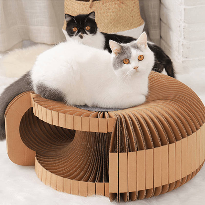 MINI MONSTAR XS50-5002 Cat Scratcher Assembly DIY Corrugated Cardboard Cat Scratcher Toy - MRSLM