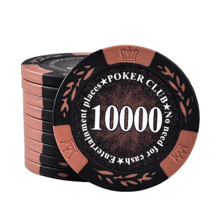 Texas Holdem Poker Chips Coins Mahjong Chips Anti-Counterfeiting Customized Chips - MRSLM