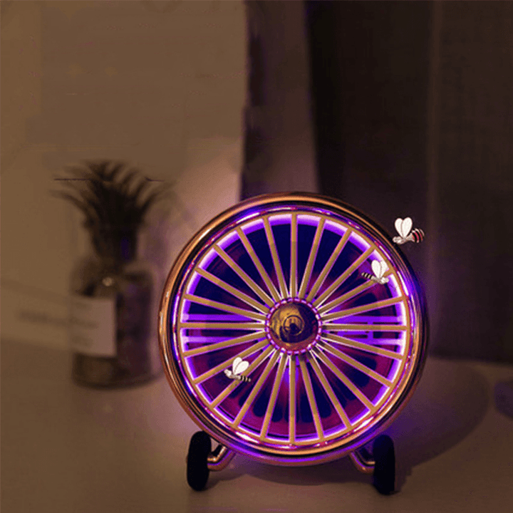 Multifunctional Mosquito Killer Lamp 2W USB Fan 1800Rpm USB Charging for Home Office - MRSLM