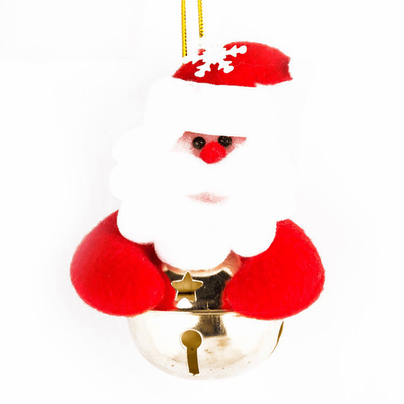 Christmas Santa Claus Snowman Bells Xmas Tree Hanging Decoration Pendant Decor - MRSLM