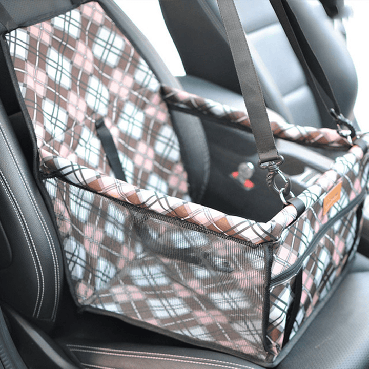 Foldable Pet Dog Car Seat Cover Safe Basket Protector Puppy Travel Pet Carrier Bag - MRSLM