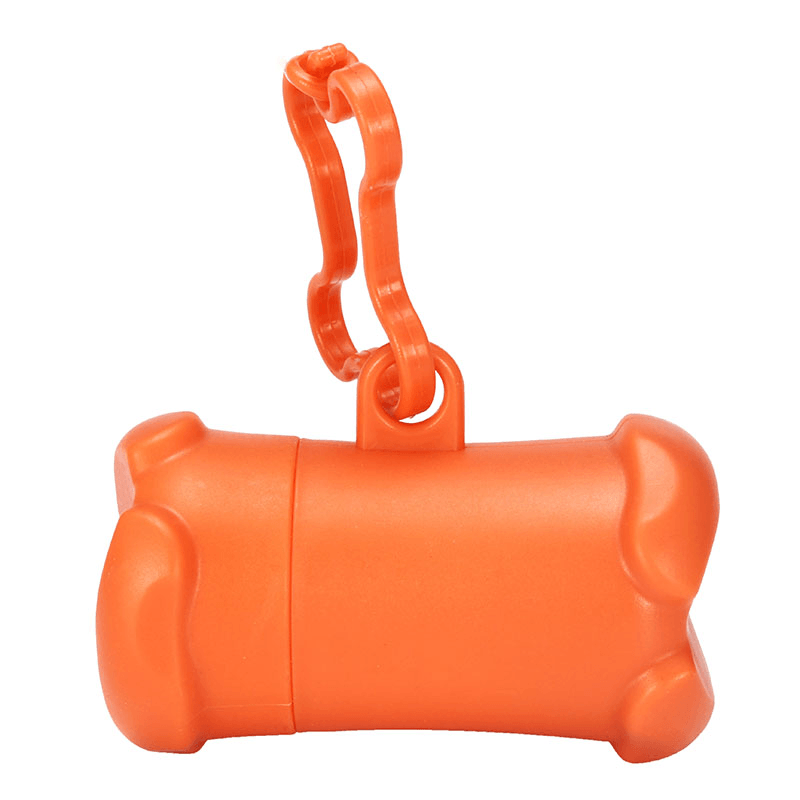 Portable Bone Shape Pet Dog Pick-Up Bags Pooper Toilet Plastic Bag Poop Picker Pet Supplies - MRSLM