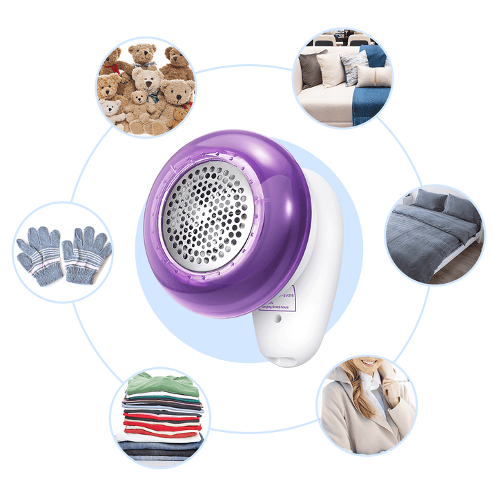 MECO ELEVERDE Mini Portable Universal USB Rechargeable Ball Trimmer Household Electric Fuzz Lint Fabric Remover Wool Ball Shaving Machine - MRSLM