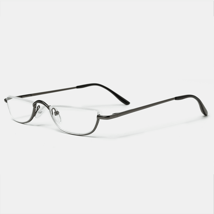 2 Color Half Frame Half Arc Frame Reading Glasses - MRSLM