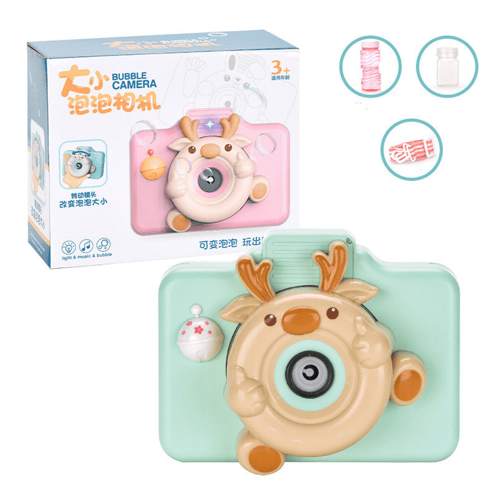 The New Automatic Size Bubble Camera Fan Vibrato with the Same Children'S Toy - MRSLM