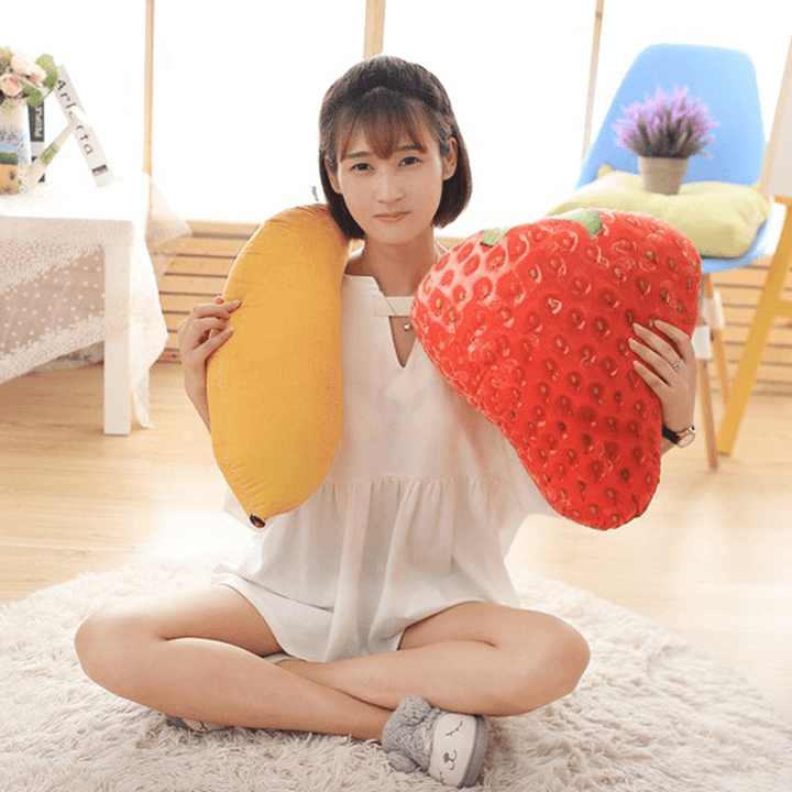 Honana WX-558 New 3D Simulation Fruit Pillow Decorative Cushion Throw Pillow with Inner Home Decor Sofa Emulational Toys - MRSLM