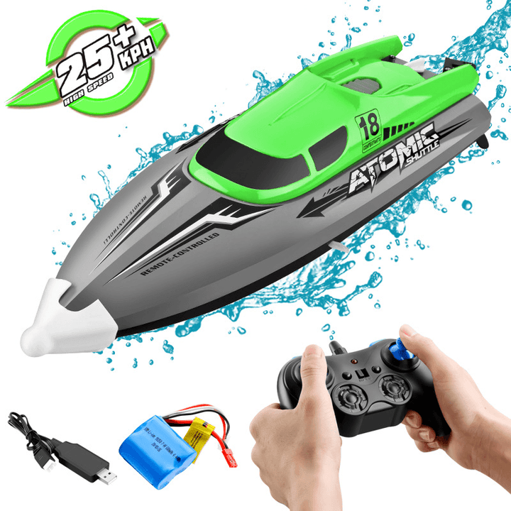 2.4G Wireless Remote Control Boat Circulating Water Cooled High Speed Speedboat - MRSLM