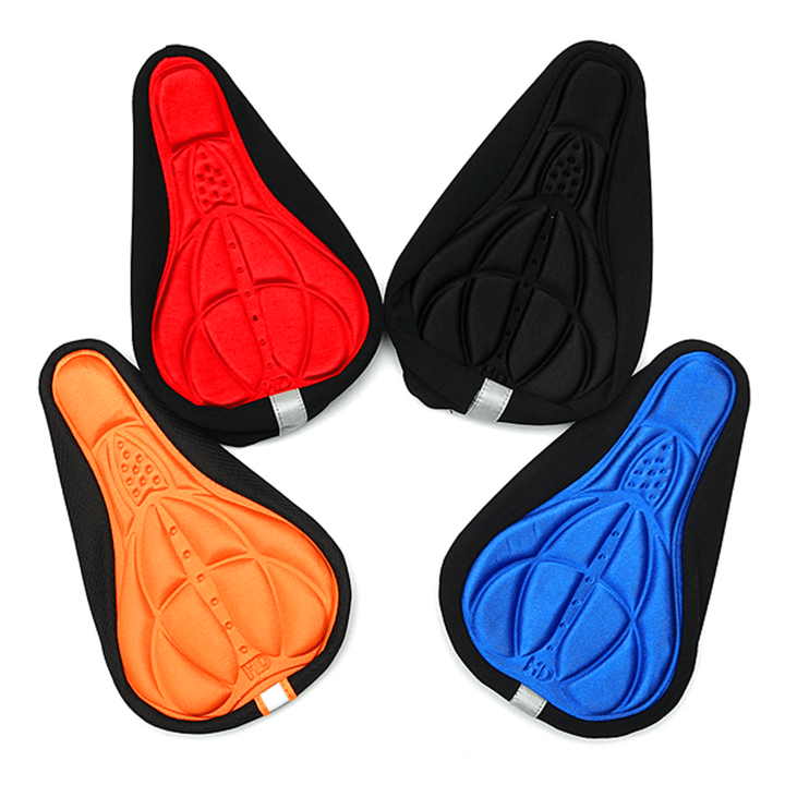 Outdoor Cycling 3D Bicycle Silicone Gel Pad Seat Saddle Cover Soft Cushion - MRSLM