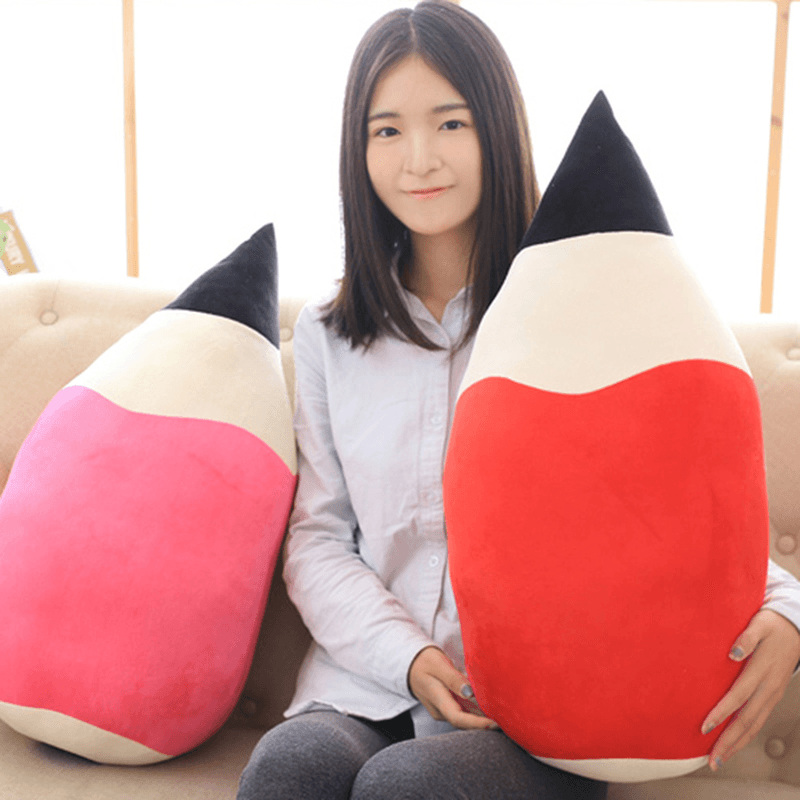 Creative Pencil Shape Pillow Seat Cushion Colorful Kawaii Cartoon Stuffed Plush Toy Novel Festival Gift - MRSLM