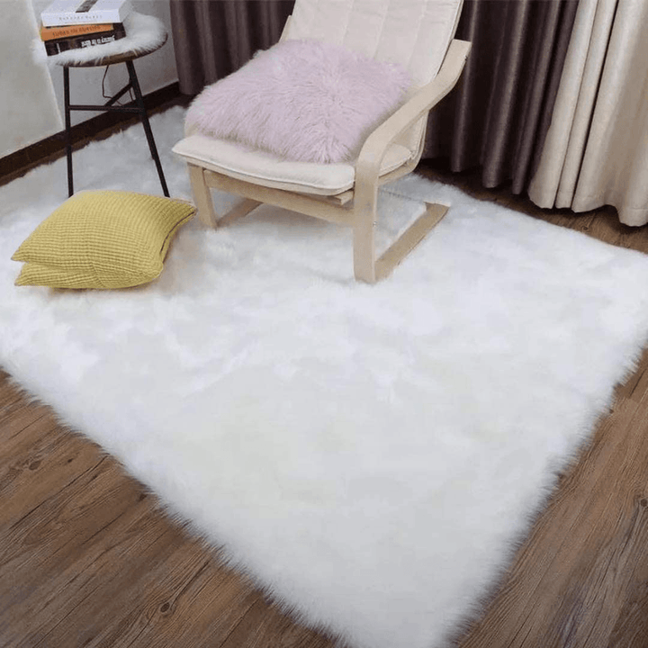 180 X 100 Cm Floor Rug Polyester Acrylic Plush Mat for Living Room Plush Rug Children Bed Room Fluffy Floor Carpets - MRSLM