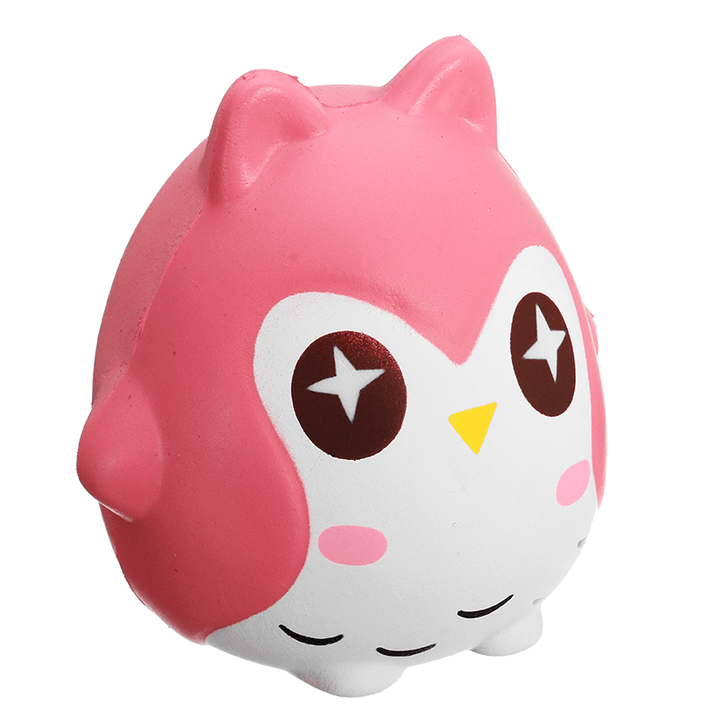 Squishy Owl 10Cm Soft Sweet Cute Bird Animals Slow Rising Collection Gift Decor Toy - MRSLM