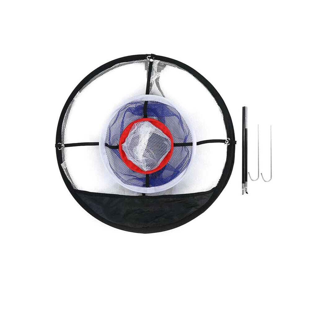 Golf Chipping Practice Net Folding Golf Training Net Sport Golf Cages Net with Turf Golf Training Net - MRSLM