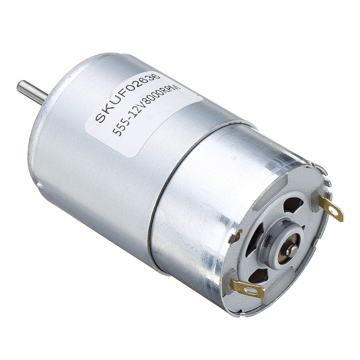 555 Gear Motor DC 24V Reversible Motor 2.5Mm Shaft Diameter Gear Reduction Motor - MRSLM