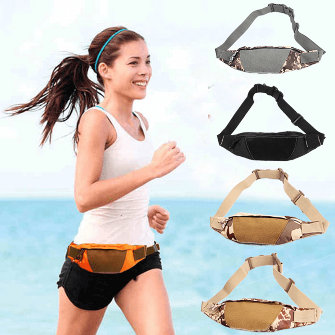 Outdoor Women Men Tactical Waist Bag Adjustable Sports Bag Bicycle Camping Hiking Traveling Climbing Bag - MRSLM