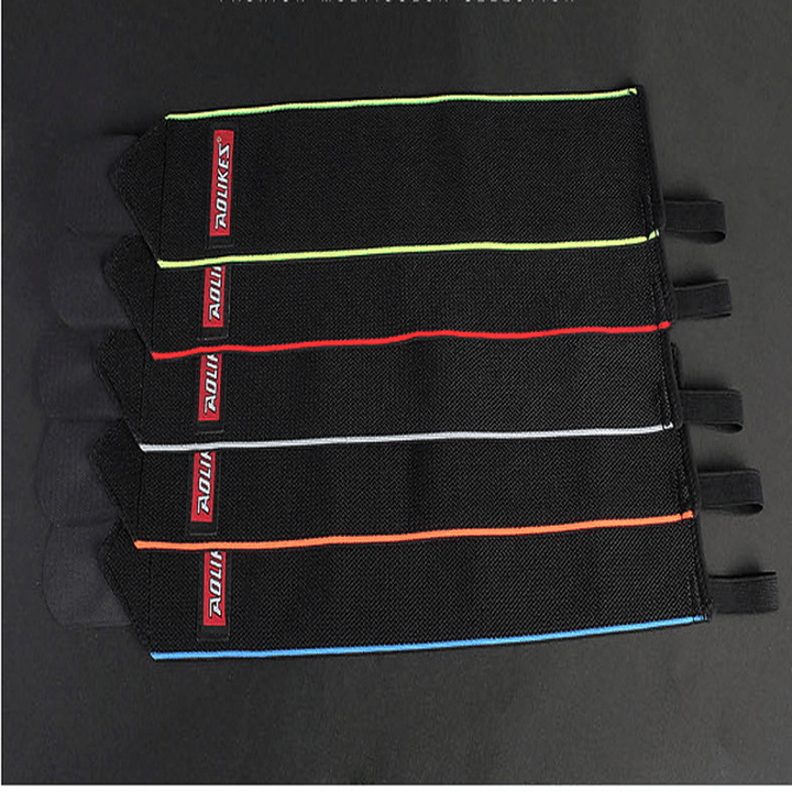 AOLIKES 1Pair Non-Slip Breathable Winding Sports Bracers Bandage anti Fatigue Compression Wrist Guard Support Fitness Protective Gear - MRSLM