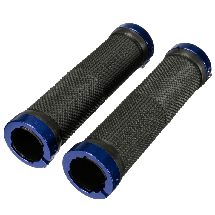 1 Pair Bike Handlebar Grips Anti-Slip MTB Bicycle Handlebar Cover Double Lock Bike Accessories - MRSLM