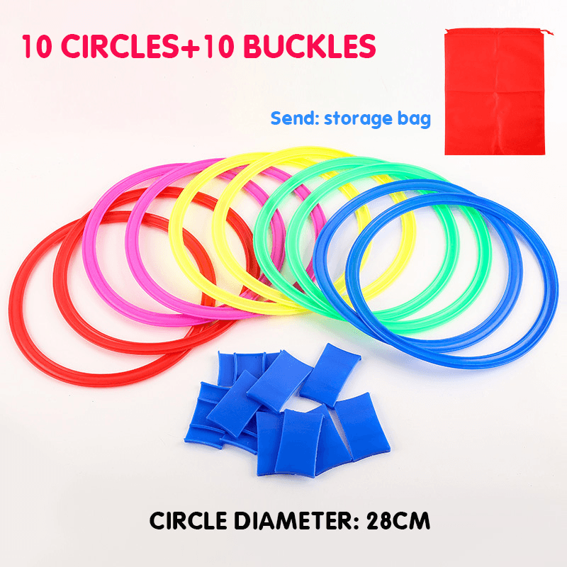 Children'S Jumping Lattice Circle Ring Physical Fitness and Agility Training Equipment - MRSLM