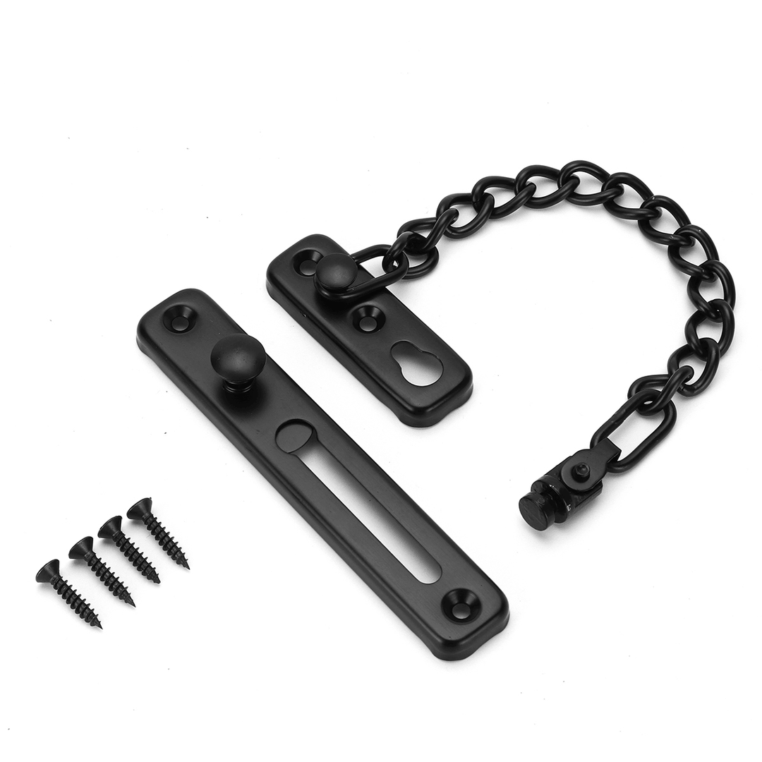 Stainless Steel Strong Security Door Chain Solid Home Safety Guard Lock Catch - MRSLM