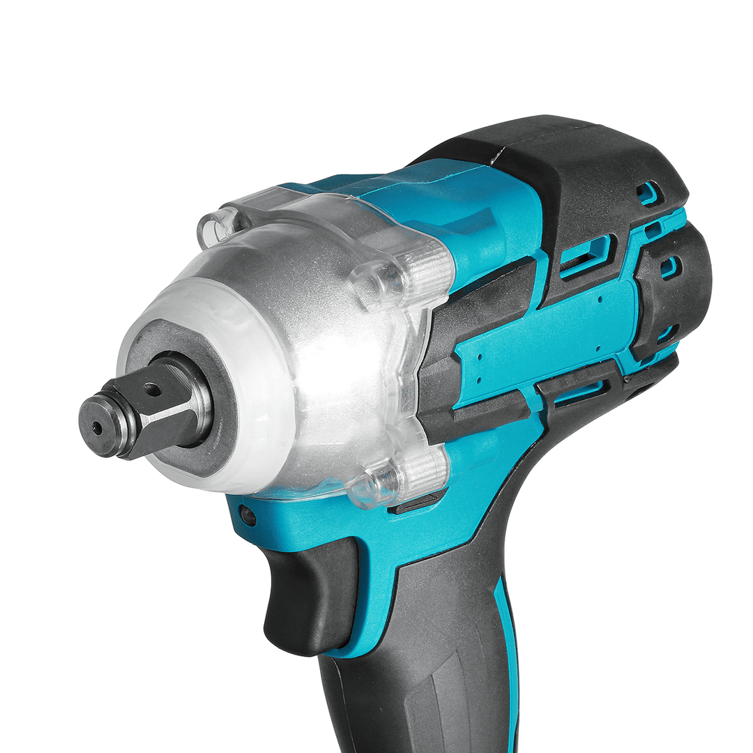 100-240V 20V 520N.M 4000RPM Brushless Electric Impact Wrench Cordless 1/2" Power Tool for Makita Battery - MRSLM